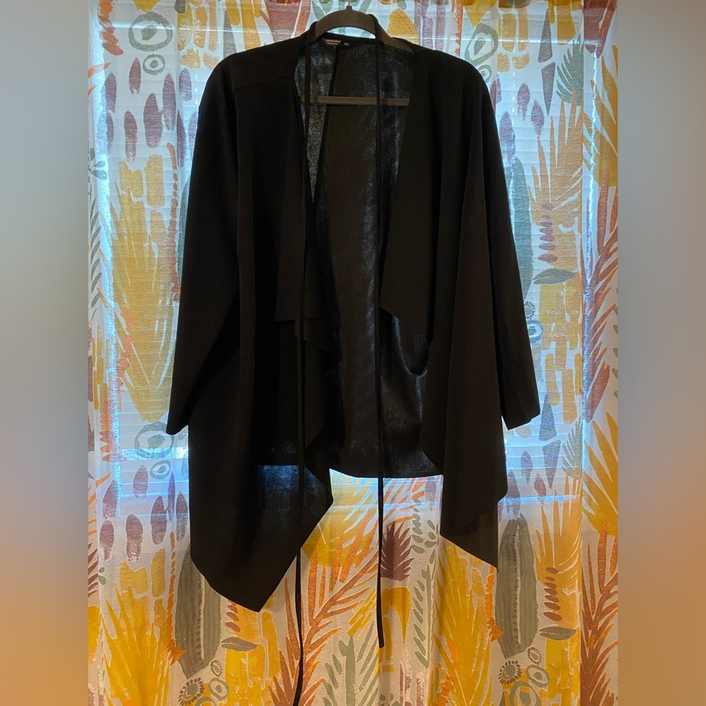 Black SHEIN cardigan/shawl.